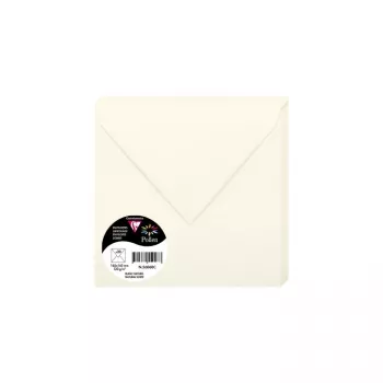 Clairefontaine Pollen kvadrātveida aploksne 165x165 mm dabīgi balta 120 g/m² pH neitrāla (1 gab.) 56060C