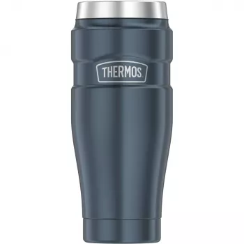 THERMOS STAINLESS KING termokrūze, 0,47 L, Ice Grey, divsienu nerūsējošais tērauds, vakuuma izolācija, izjaucama 4002.336.047