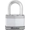 Master Lock Excell laminēta tērauda piekaramā atslēga 52mm ar 38mm sprādzi (M5EURDLF)