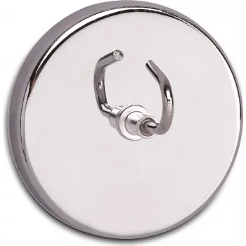MAUL magnētisks āķis ar lielu āķi, iekštelpu, nerūsējošais tērauds un tērauds, 52 mm diametrs, universāls āķis, flīzēm un metālam 61555-96