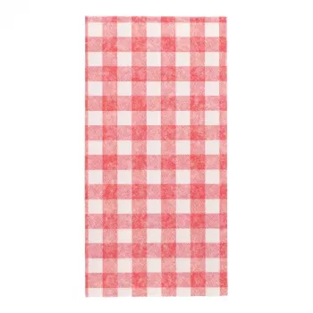 PAPSTAR Royal Collection Vichy Check bistro salvetes, papīra, 1/8 locījums, 4 kārtas, 400 x 400 mm, atsevišķa salvete 37380
