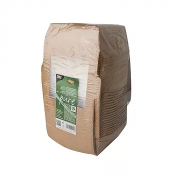 PAPSTAR 87251 Vienreizlietojams pārtikas trauks kartons - polilaktīds (PLA) brūns