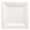 PAPSTAR pure kvadrātveida cukurniedru šķīvji 260 x 260 mm, 12 gab., kompostējami, mikroviļņu krāsnī izmantojami 89755