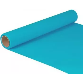 Papstar 82210 tirkīza papīra galda celiņa rullis, 400 mm x 5 m, taisnstūrveida
