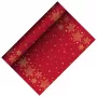 PAPSTAR Christmas Shine sarkans airlaid galda celiņš, 400 mm x 3 m, ruļļa formā, 1 gabals 88657