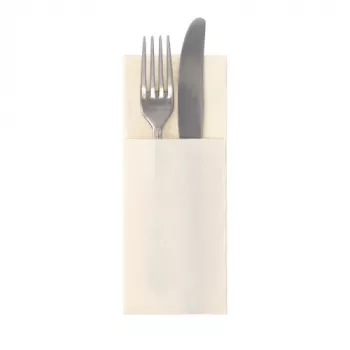 PAPSTAR Royal Collection salvetes kabatiņa, šampanieša krāsā, audumam līdzīgs premium papīrs, 3 kārtas, 40 x 40 cm izlocīta, 50 gabali 37328