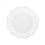 PAPSTAR apaļš kūku paliktnis, 360 mm diametrs, balts reljefains mežģīņu papīrs, 40 g/m², 1 gabals (12265)