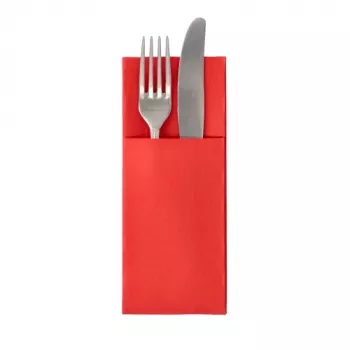 PAPSTAR Royal Collection salvetes maciņš sarkans 40x40 cm 3-kārtu 50 gab 37330