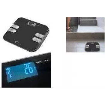 Little Balance Body Wave digitālie ķermeņa sastāva svari, melni (LB 8210)