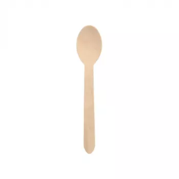 PAPSTAR pure koka karote, 157 mm, bērza koks, dabīgi gaiša, 500 gabali, bioloģiski noārdāma 86941