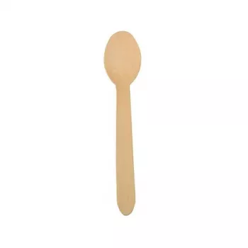 PAPSTAR pure koka karote, 157 mm, bērza koks, dabīgi gaiša, 500 gabali, bioloģiski noārdāma 86941