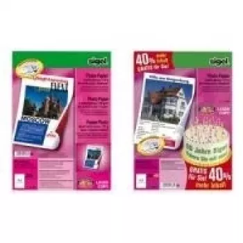 SIGEL spīdīgs fotopapīrs A4 170 g/m² 100 loksnes