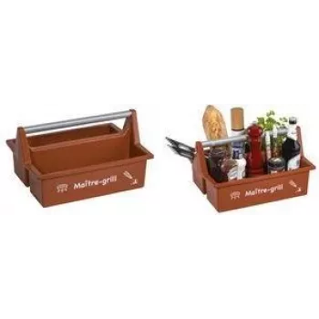 allit McPlus Carry Maître-grill pārnēsāšanas soma, brūna 8500908001