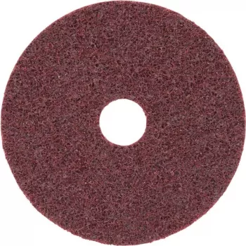 3M Scotch-Brite virsmas apstrādes disks 125mm ļoti smalks alumīnija oksīds ar āķu un cilpu stiprinājumu zils (65336)