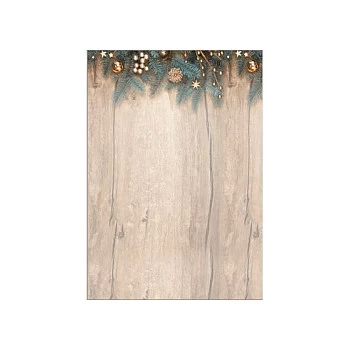 SIGEL Ziemassvētku vēstuļu papīrs ar Golden Greens motīvu DIN A4 - 90 g/m² - A4 (DP664)