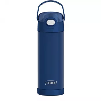 THERMOS FUNTAINER termosa ūdens pudele, 0,47 L, nerūsējošais tērauds, izvelkams salmiņš, atlokāms rokturis 4115.346.047