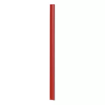 DURABLE fiksējošās sliedes A4 3 mm, sarkanas, 50 gabali (293003)