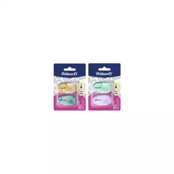 Pelikan ergonomisks PVC nesaturošs plastmasas dzēšgumija, 2 gab. blisterī 400207753