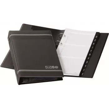 DURABLE TELINDEX telefona gredzenu mapju 145x255 mm, melna 237558