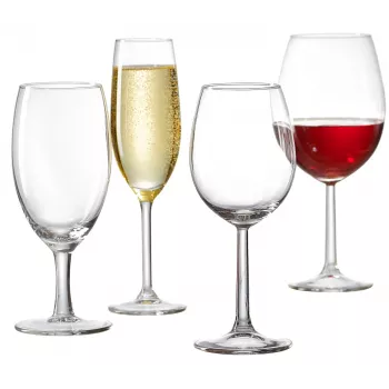 Ritzenhoff & Breker VIO baltvīna glāze, 320 ml, trauku mazgājamā mašīnā mazgājama, pūslveida forma, augstums 200 mm, komplekts ar 6 (812169)