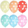 PAPSTAR Dots dažādu krāsu lateksa baloni, 29 cm, 100 gabali 84525