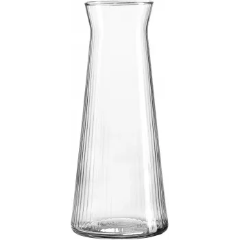 Ritzenhoff & Breker LARA stikla karafe 1.0L, rievota caurspīdīga stikla, trauku mazgājamā mašīnā mazgājama 820881