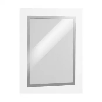 DURABLE DURAFRAME A3 pašlīmējošs informācijas rāmis, sudraba, 2 gab. 487323