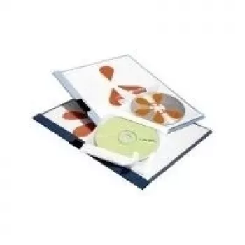 Durable CD/DVD FIX pašlīmējošas CD kabatiņas, caurspīdīgas, 10 gab.