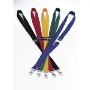 DURABLE tekstila aukla 20 ar karabīni, dzeltena, 10 gab. iepakojums (813704)
