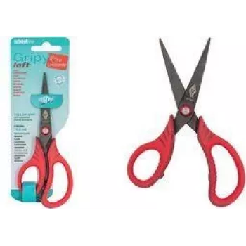 WEDO Gripy kreilim paredzētas amatniecības šķēres, smails gals, 145 mm, sarkanas 771671