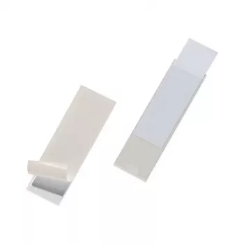 DURABLE POCKETFIX pašlīmējoša kabatiņa 100x30 mm, caurspīdīga, 10 gab. iepakojumā 807319