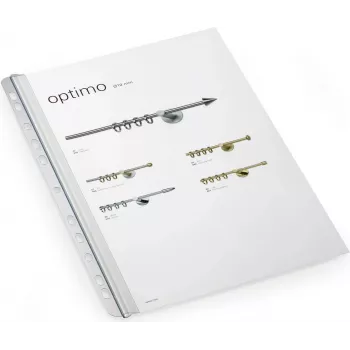DURABLE A4 3mm spiedspilītes ar arhivēšanas sloksni, 50 gab. iepakojumā 290219