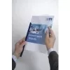 DURABLE A4 skavu iesiešanas sloksnes, 100 lapu ietilpība, caurspīdīgs PP, 50 gab. iepakojums 293919