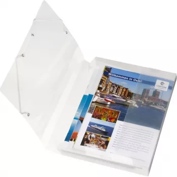 HERLITZ dokumentu kaste DIN A4, polipropilēns, caurspīdīga, 40 mm muguriņa, 250 x 40 x 330 mm 1948678