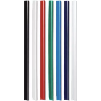 DURABLE DURACLIP A4 skavu sliedes 6 mm caurspīdīgas (50 gab. iepakojumā) 293119