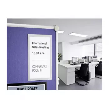 DURABLE DURAFRAME GRIP A4 informācijas rāmis, pašlīmējošs, melns, 1 gabals 496823