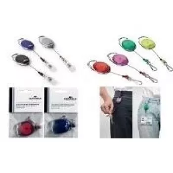 DURABLE Jojo STYLE nozīmīšu spole ar atsperes āķi 832712, purpura
