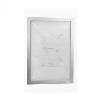 DURABLE DURAFRAME WALLPAPER A4 pašlīmējošs informācijas rāmis, sudraba, 484323