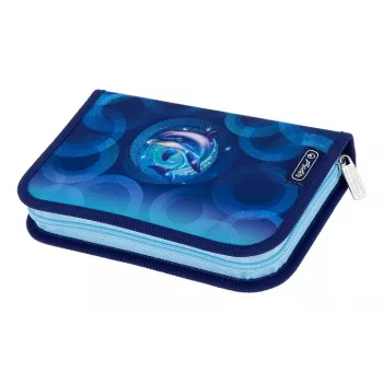 Herlitz Dolphin Ride skolas penālis, 31 daļa, poliesters, 205 x 140 x 38 mm 400205913