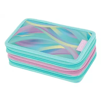 Herlitz TriCase Minty Love penālis, 31 daļa, poliesters, trīs nodalījumi, 3 rāvējslēdzēji 400205914