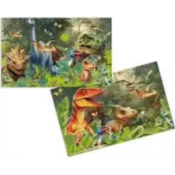 HERMA 3 galda paliktņi kartona Dino World - 3 iepakojums (19743)