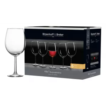 Ritzenhoff & Breker VIO Burgundijas vīna glāze 570 ml caurspīdīga (812183)