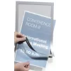 DURABLE DURAFRAME A6 pašlīmējošs informācijas rāmis, sudraba, 2 gab.