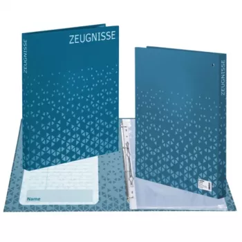 HERMA sertifikātu gredzenu mapi A4 tumši zila kartona 2 O-gredzeni 25mm mugura 35mm 1 gabals 20158
