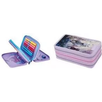 Herlitz TriCase Whisper Mane 31 detaļu penālis, poliesters, 3 nodalījumi, 3 rāvējslēdzēji 400205915