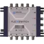 WISI FLEXSWITCH DXR0508 Multiswitch 5 ieejas 8 izejas, uztvērēja barots, pasīvs, kaskadējams