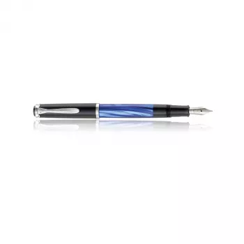Pelikan Classic M205 pildspalva ar tintes pildījumu melni zila (vidēja gals) 801874