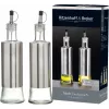 Ritzenhoff & Breker BASIC etiķa un eļļas pudeļu komplekts, stikls ar nerūsējošā tērauda apvalku, 250 ml, 2 gab.