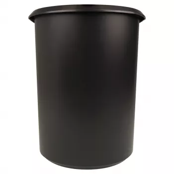 HELIT dubultā papīrgrozs, ovāls, 20 L, melns, PE, bez vāka, 1. daļa (H6103795)