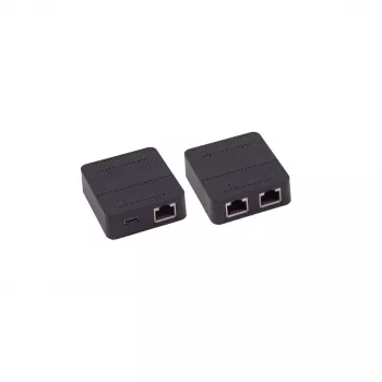 SHIVERPEAKS BS08-01101 3 portu Fast Ethernet komutators, 10/100 Mbps, Auto MDI/MDIX, melns
